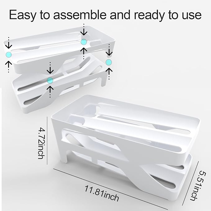 Egg dispenser for refrigerator, Automatic rolling egg holder for fridge - Image 5