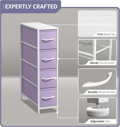 Sorbus Kids Narrow Dresser - Image 4