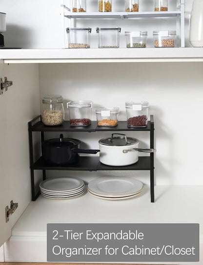 2-Tier Expandable Shelf Organizer - Image 4