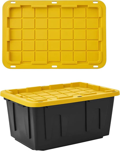 8 Pack 27 Gallon Heavy Duty Storage Totes - Image 7