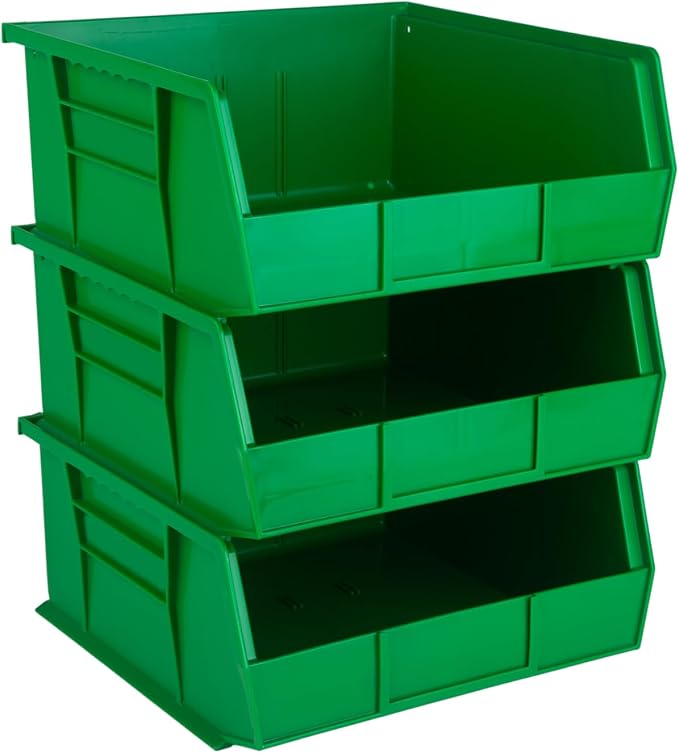HE HUDSON EXCHANGE 11" x 11" x 5" Plastic Stackable Storage Bin by HudsonExchange