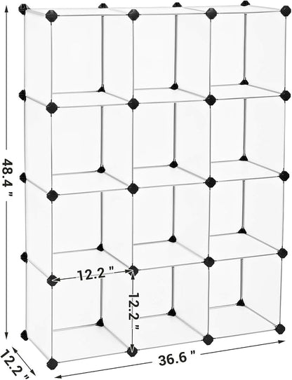 SONGMICS Cube Storage Organizer, Book Shelf, Closet Organizers and Storage - Image 3