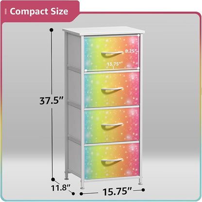 Sorbus Kids Dresser with 4 Drawers - Image 3