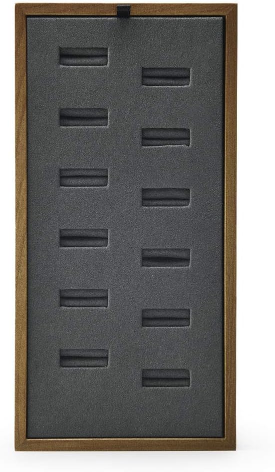 Oirlv Solid Wood Jewelry Display Tray 12 Slots Ring Holder Showcase Organizer by Oirlv