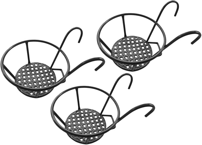 3pcs Hanging Flower Pot Rack Decorative Iron Planter Holder - Image 9