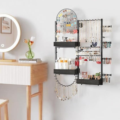 Keebofly Wall Mount Hanging Jewelry Organizer - Image 7