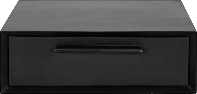 Kate and Laurel McCutcheon Floating Wood Storage Shelf, Decorative Transitional - Image 5