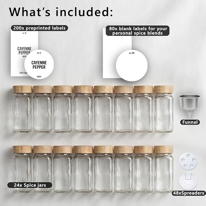 Deco haus Glass Spice Jars - Image 7