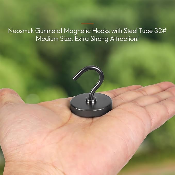 Neosmuk Magnetic Hooks for Cruise Cabins, Heavy Duty 130lb Strong Magnet Hook - Image 2
