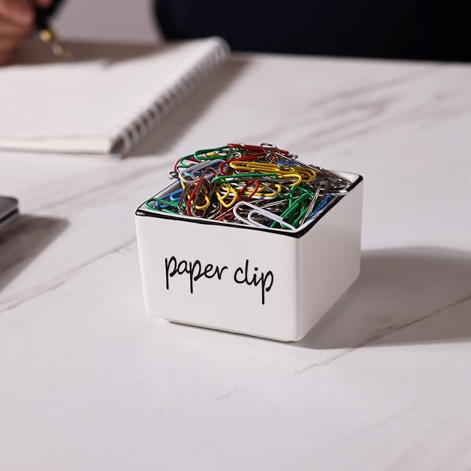 ONTUBE Farmhouse Paper Clip Holders Dispenser Organizer - Image 7