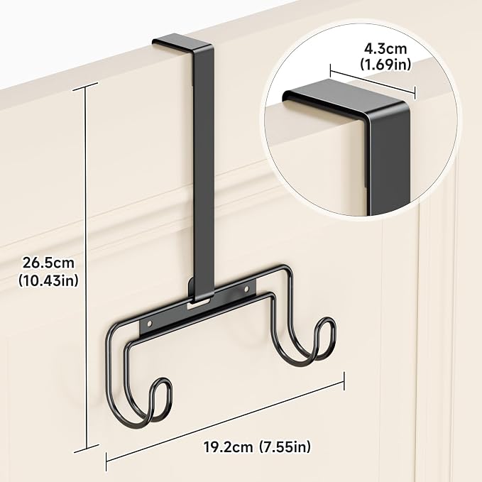 Ironing Board Holder Wall Mount, Over The Door Ironing Board Holder, Over The - Image 4