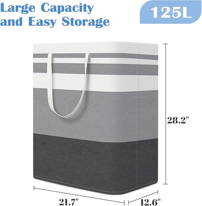 BlissTotes 3-Pack Laundry Basket, Freestanding＆Waterproof Laundry Hamper - Image 2