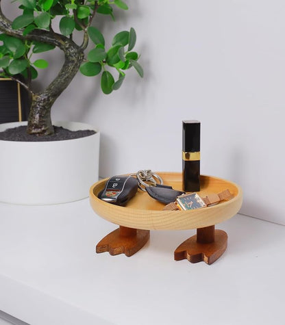 Wood Key Bowl for Entryway Table, Key Tray, Jewelry Tray, Valet Tray - Image 9