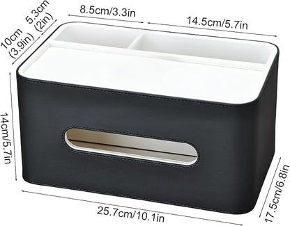 PU Leather Tissue Box Cover Rectangular - Image 2