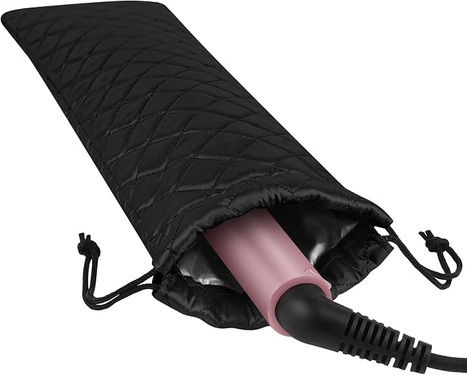AMIJEAL Heat Resistant Hair Tools Organizer Bag Portable Travel Drawstring by AMIJEAL