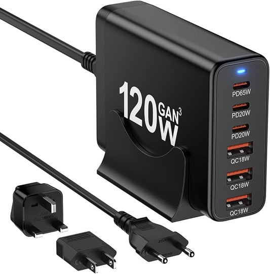 European USB C Charger Station Fast Charging Hub Europe Travel Power Adapter by SGQGS