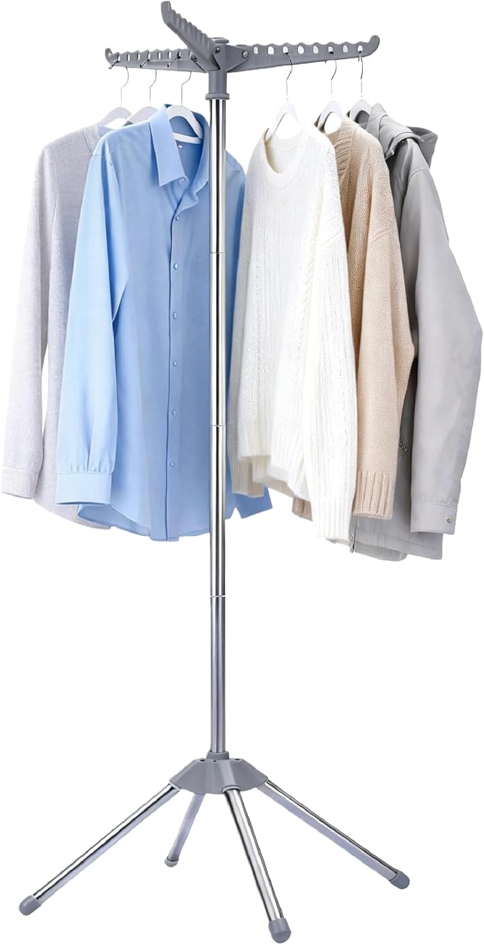 Beaudaily Clothes Drying Rack, Foldable Laundry Drying Rack, Indoor 59-Inch by Unknown