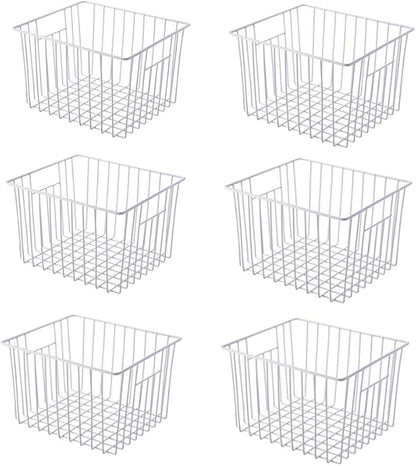 Slideep 11'' Farmhouse Freezer Food Storage Organizer Baskets Modern by WelcometotheSlideep