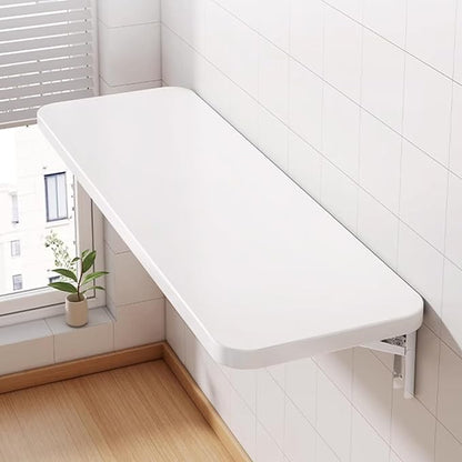 Wall Mounted Folding Wood Table, Folding Table by Unknown