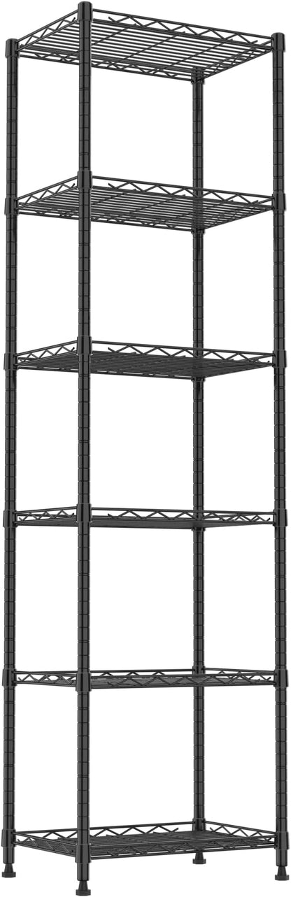 REGILLER 6 Wire Shelving Steel Storage Rack Adjustable Unit Shelves by REGILLER