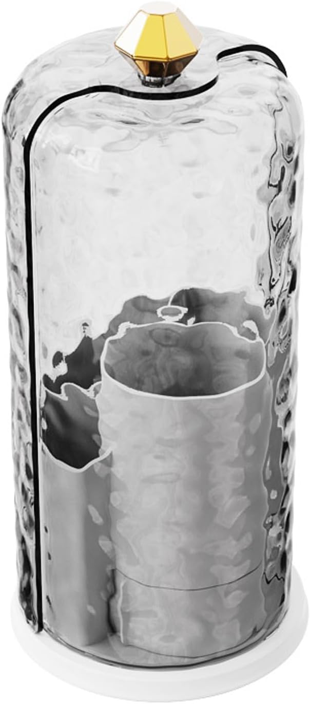 Rotating Makeup Organizer, 360-Degree Clear Cosmetic Case - Image 7