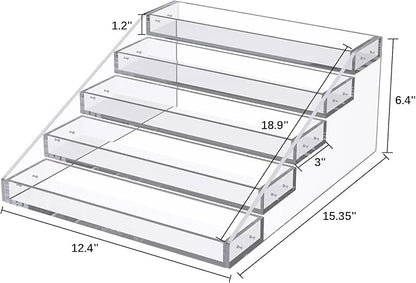 PMMASTO Widen Tiered Spice Rack, Seasoning Organizer, Kitchen Organization and - Image 4