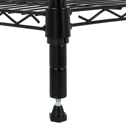 Amazon Basics 5-Shelf Adjustable Heavy Duty Steel Wire Rack Storage Shelving - Image 5