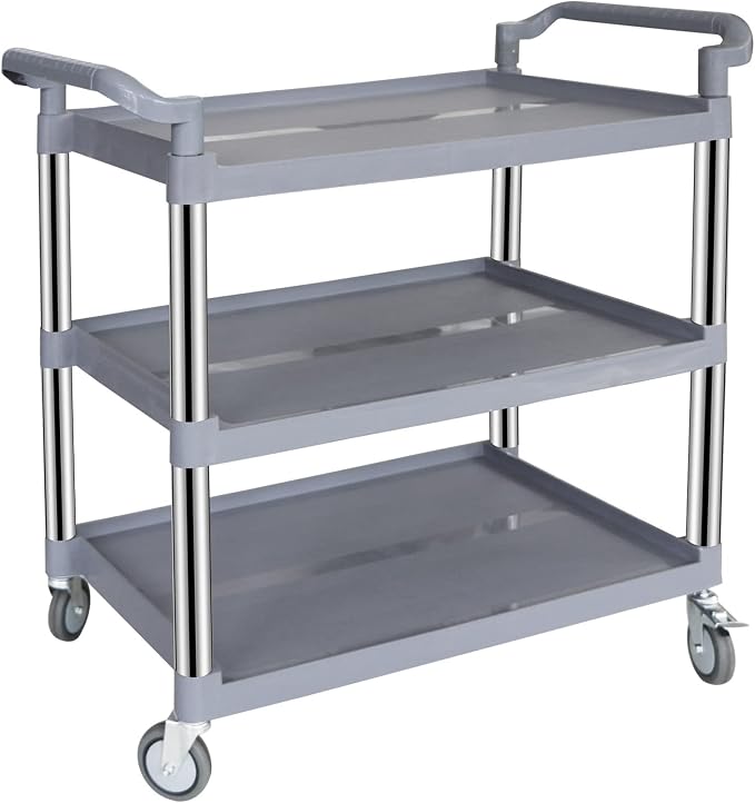 UNICOO 3-Tier Heavy Duty Rolling Utility Cart by UNICOO