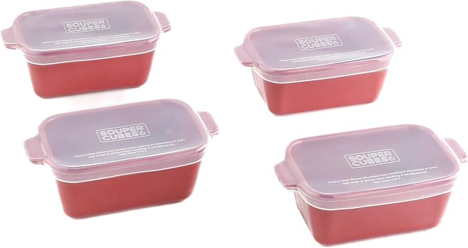Souper Cubes Ceramic Baking Dishes 2.0-5" x 3" Small Casserole Dishes by SouperCubes%C2%AE