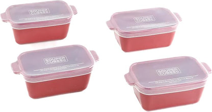 Souper Cubes Ceramic Baking Dishes 2.0-5" x 3" Small Casserole Dishes by SouperCubes%C2%AE
