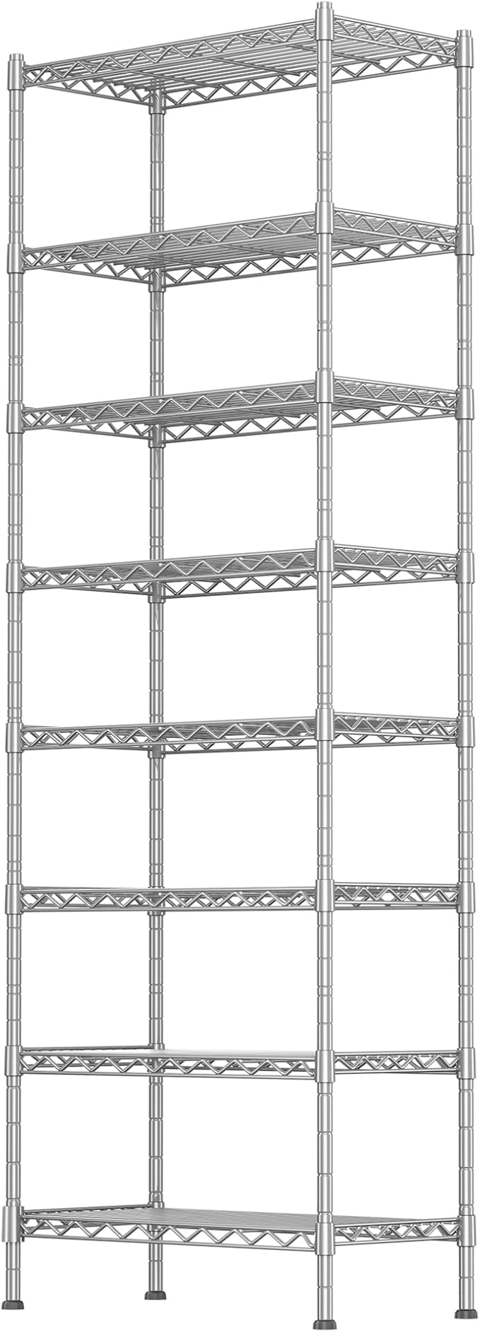GIOTORENT 8-Wire Garage Shelving Storage Shelves, Kitchen Storage Adjustable by GIOTORENT