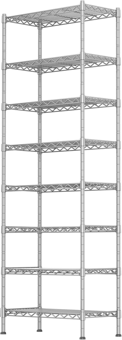 GIOTORENT 8-Wire Garage Shelving Storage Shelves, Kitchen Storage Adjustable by GIOTORENT