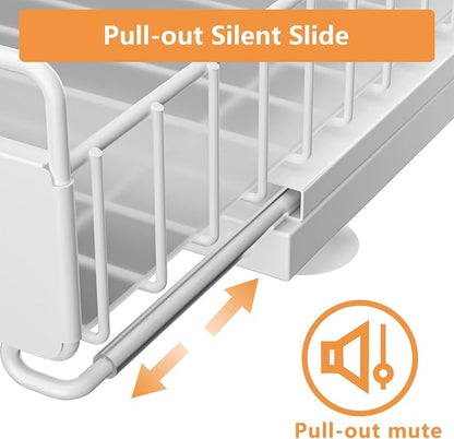 Under Sink Organizer, High Adjustable 2 Tier Under Kitchen Sink Organizer - Image 3