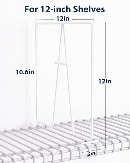 Supforce 8 Pack Wire Shelf Dividers - Image 6