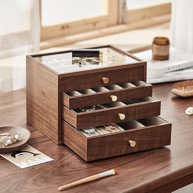CHOSIN Black Walnut Jewelry Box - Image 4