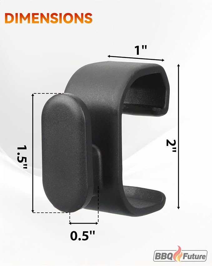 8-Pack Tool Hooks for Weber Grills, Grill Tool Holder for Weber Slate Griddle - Image 3
