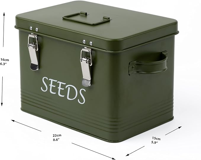 Seed Storage Box Garden Seed Packet Storage Organizer Seed box - Image 2