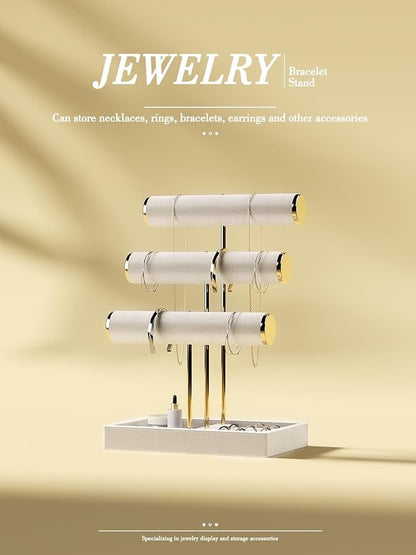 3 Tier Bracelet Holder Display, Jewelry Holder Organizer - Image 6