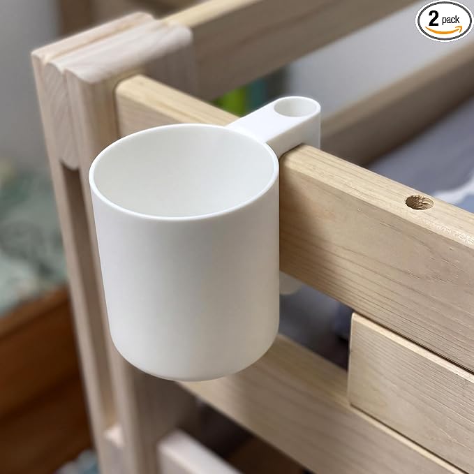 2 Pcs Dorm Bed Cup Holder Drink Water Cup Holder by Yiyiring