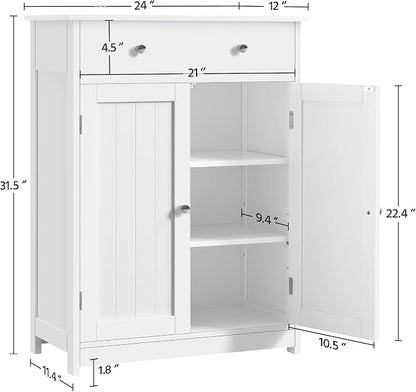 Yaheetech Small Bathroom Storage Cabinet - Image 3