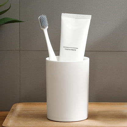 Bathroom Tumbler 10.5oz Reusable Unbreakable Toothbrush Cup 300ml by DeTii
