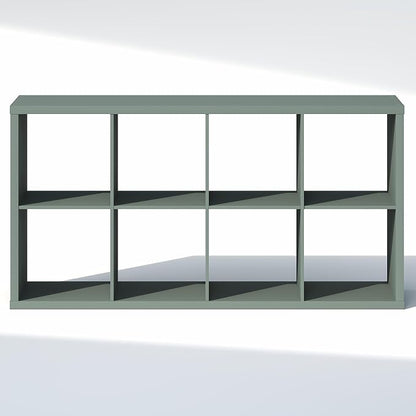 Furinno Cubic Extra Thick 8-Cube Closet Organizers and Storage, Sage Green | - Image 8
