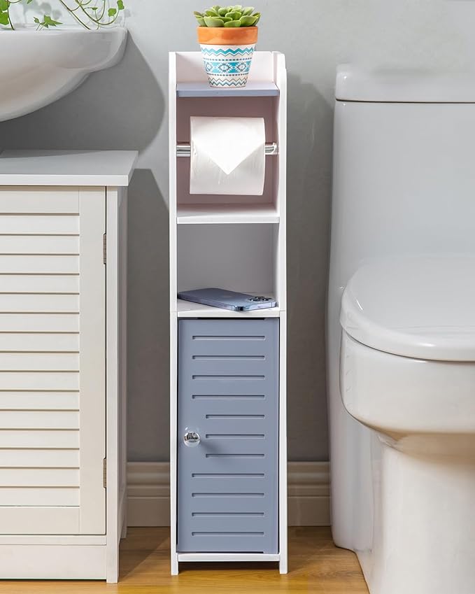 AOJEZOR Toilet Paper Holder Small: Bathroom Storage Cabinet by AOJEZORBathroomCabinets