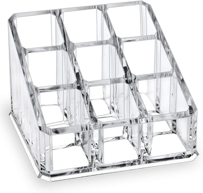 MOSIKER Lipstick Lip Gloss Organizer, Small Clear Acrylic Compact Essential Oil by MOSIKER
