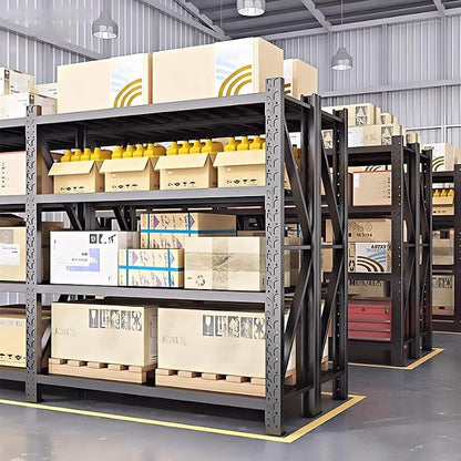 42" W Garage Shelving, 4-Tier Heavy Duty Storage Shelves Unit - Image 3