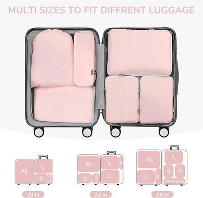 CherryNow Compression Packing Cubes, 7 Set Packing Cubes - Image 5
