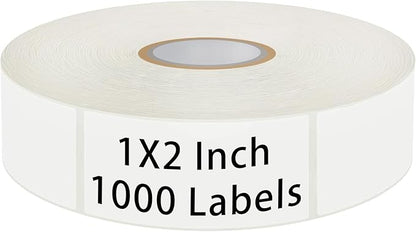 1000 Blank Removable Freezer Labels, Date Label 1x2 Inch Food Storage Stickers by SXDMHYB