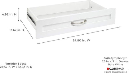 ClosetMaid SuiteSymphony Wood Closet Drawer, Add On Accessory, Shaker Style - Image 3
