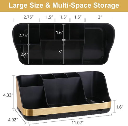 Gold Toothbrush Holders for Bathrooms Countertop Organizer - Image 7