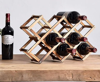 Freestanding Stackable Wine Rack Organizer - Image 5